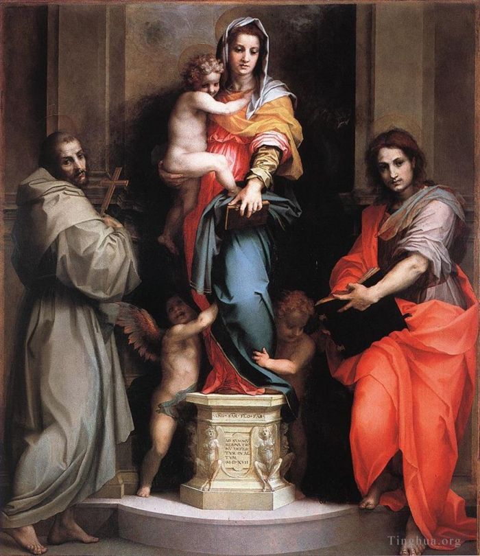 Andrea del Sarto Oil Painting - Madonna of the Harpies