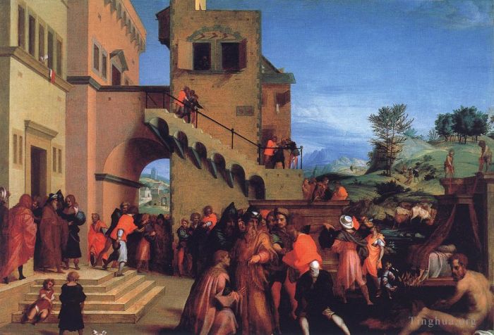 Andrea del Sarto Oil Painting - Stories of Joseph2