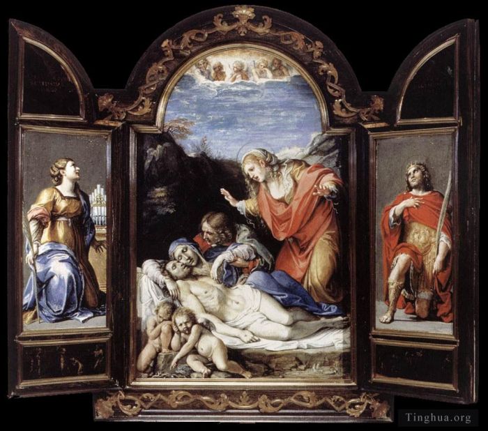 Annibale Carracci Various Paintings - Triptych1