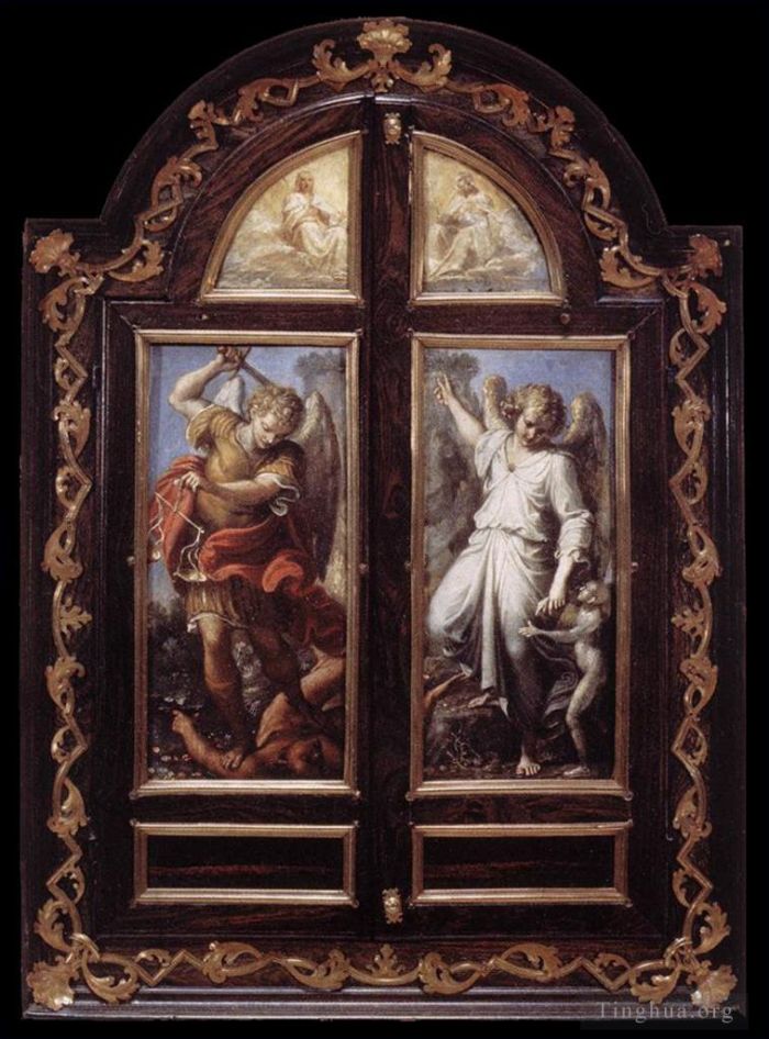 Annibale Carracci Various Paintings - Triptych2