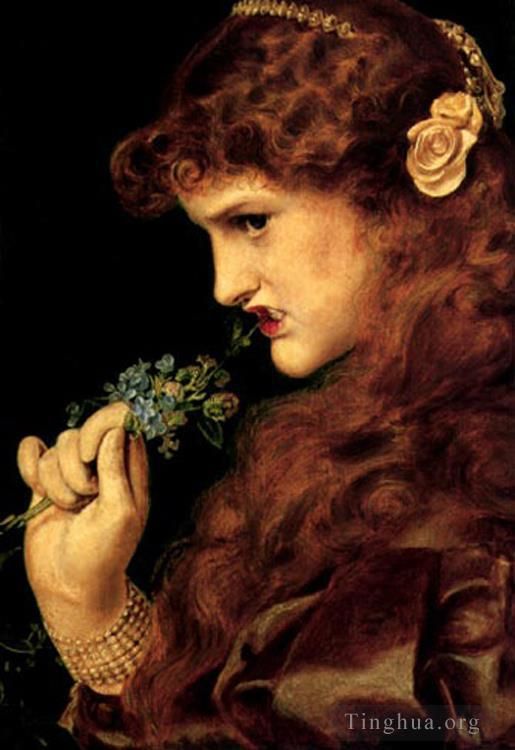 Anthony Frederick Augustus Sandys Oil Painting - Love