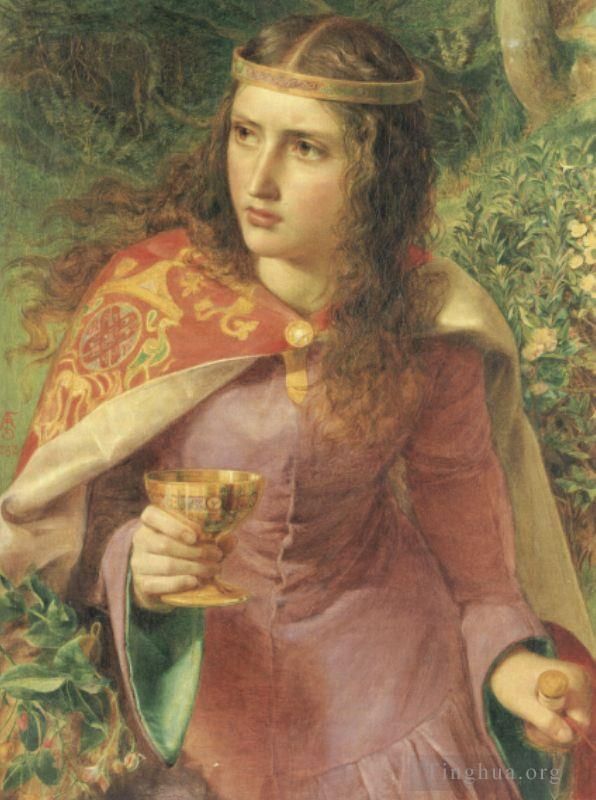 Anthony Frederick Augustus Sandys Oil Painting - Queen Eleanor