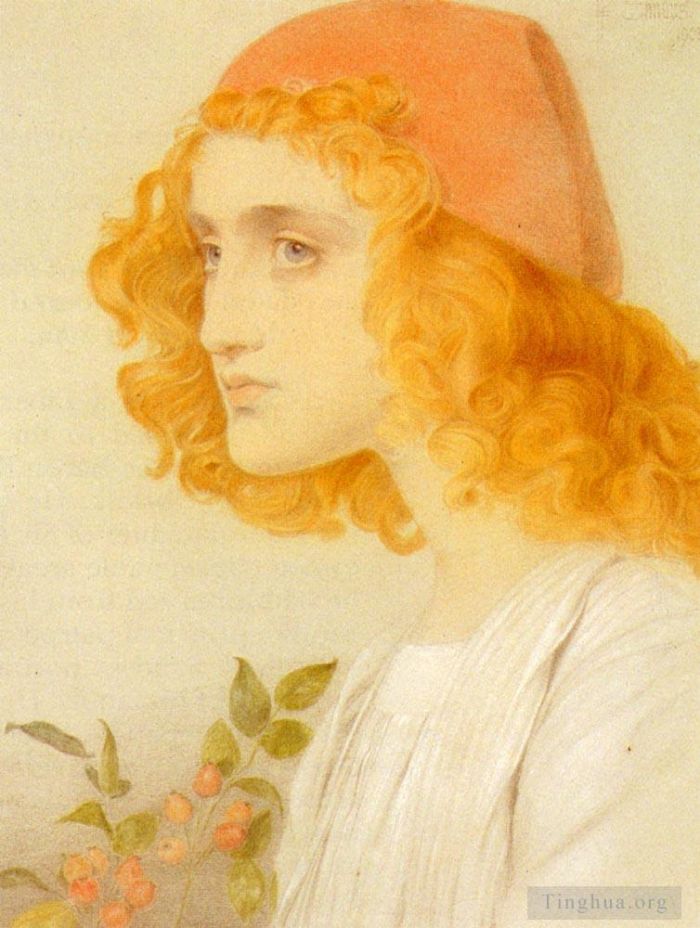 Anthony Frederick Augustus Sandys Oil Painting - The Red Cap