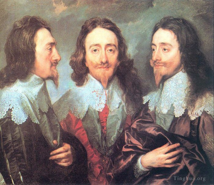 Anthony van Dyck Oil Painting - Charles I in Three Positions