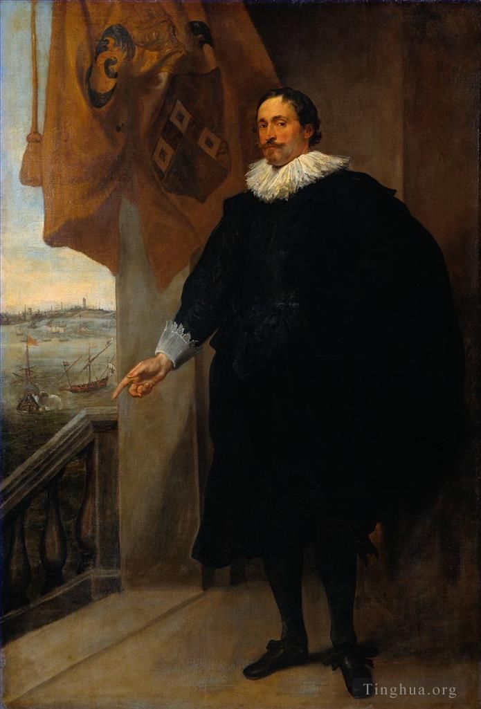 Anthony van Dyck Oil Painting - Nicolaes van der Borght Merchant of Antwerp