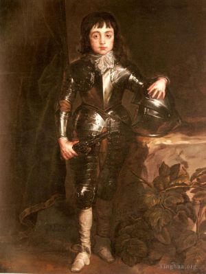 Artist Anthony van Dyck's Work - Portrait Of Charles II When Prince Of Wales