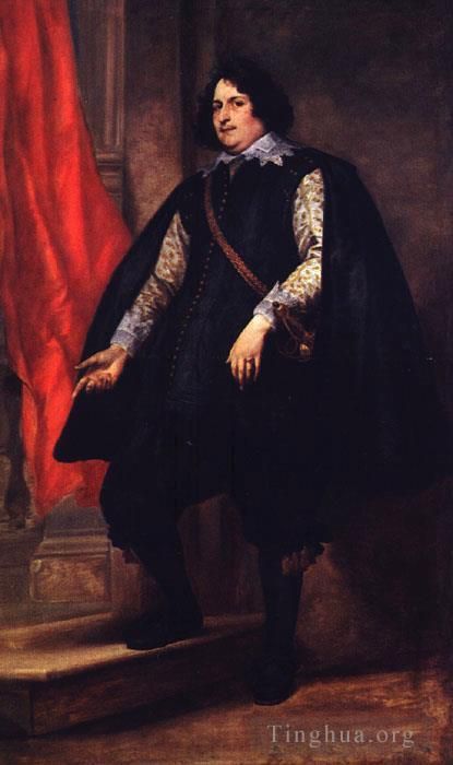 Anthony van Dyck Oil Painting - Portrait of a Gentleman