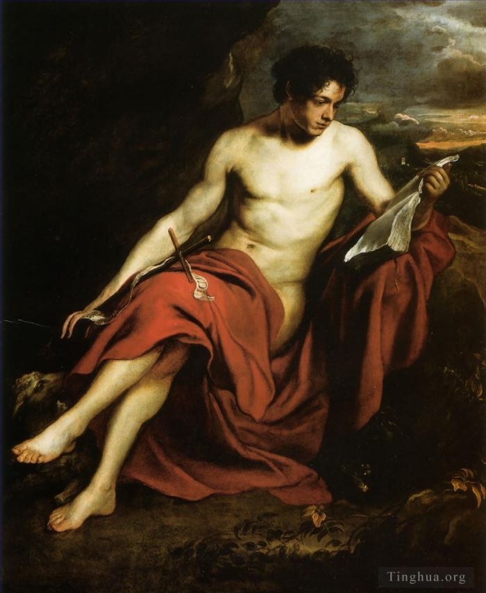 Anthony van Dyck Oil Painting - Saint John the Baptist in the Wilderness