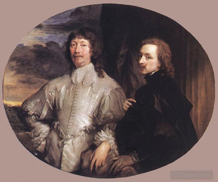 Anthony van Dyck Oil Painting - Sir Endymion Porter and the Artist