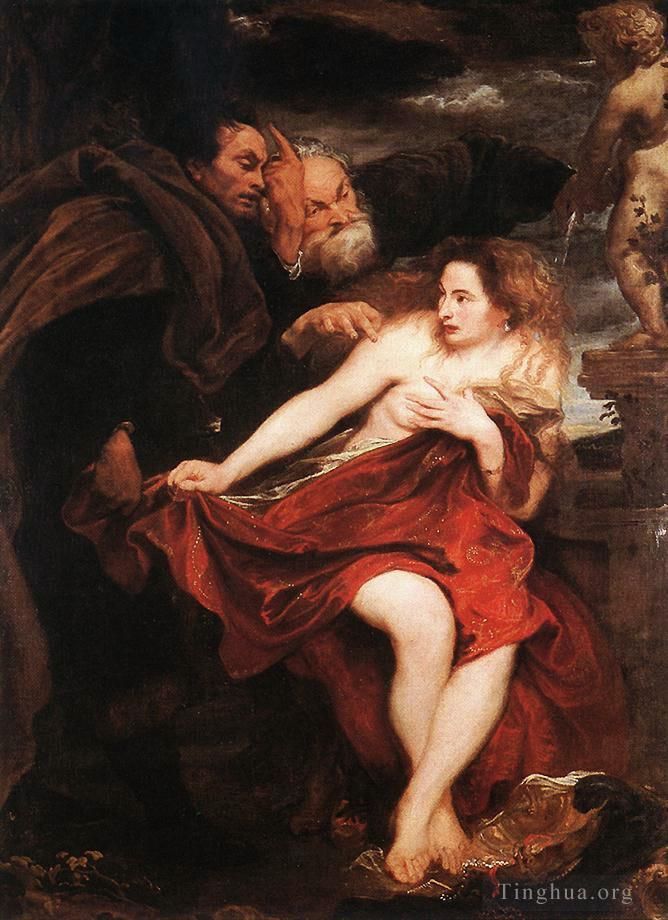 Anthony van Dyck Oil Painting - Susanna and the Elders