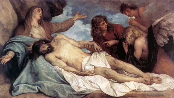 Anthony van Dyck Oil Painting - The Lamentation of Christ