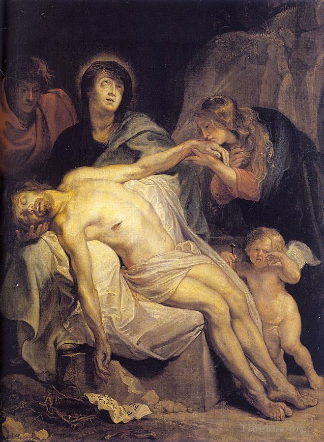 Anthony van Dyck Oil Painting - The Lamentation