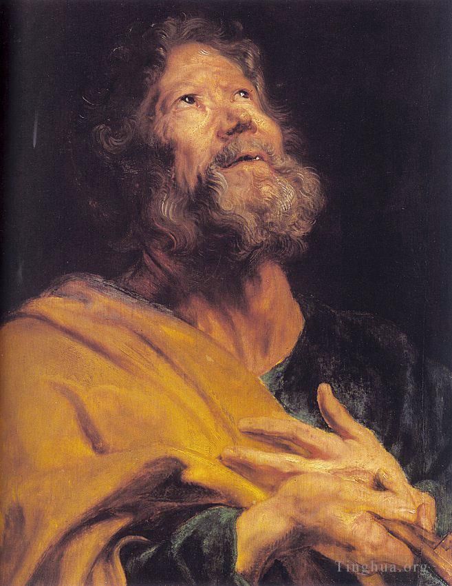 Anthony van Dyck Oil Painting - The Penitent Apostle Peter