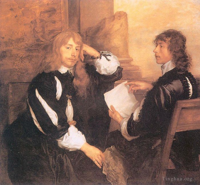 Anthony van Dyck Oil Painting - Thomas Killigrew and William Lord Crofts