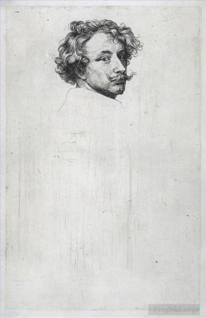 Artist Anthony van Dyck's Work - Self portrait 1630