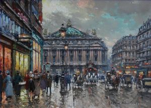 Artist Antoine Blanchard's Work - Paris lopera