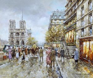 Artist Antoine Blanchard's Work - Paris