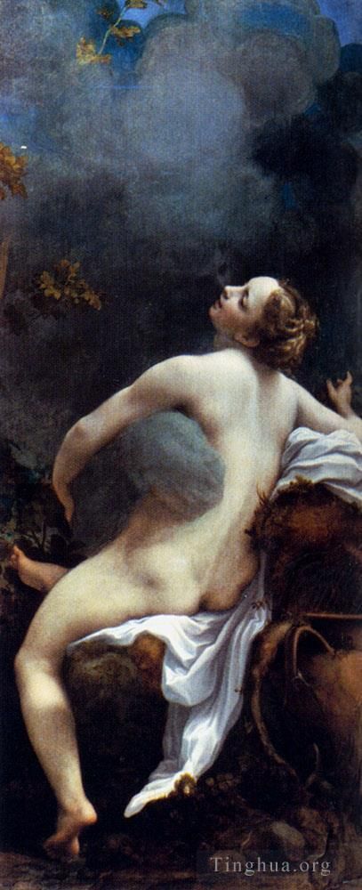Antonio da Correggio Oil Painting - Danae