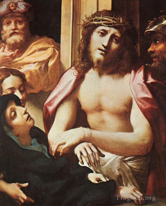 Antonio da Correggio Oil Painting - Ecce Homo