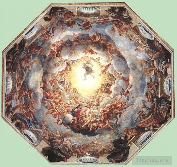 Antonio da Correggio Various Paintings - Assumption Of The Virgin