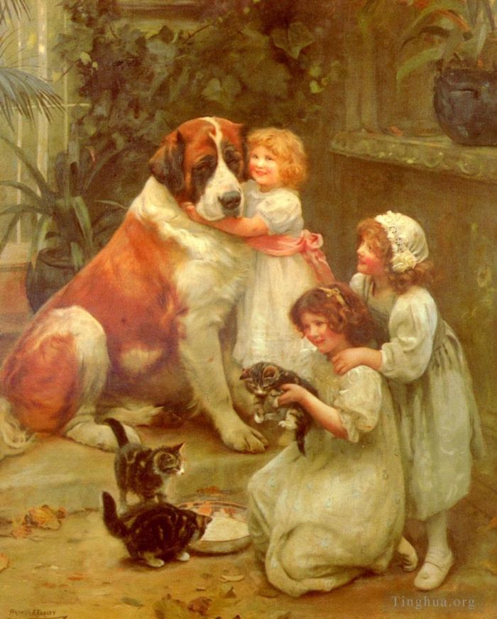 Arthur John Elsley Oil Painting - Family Favourites