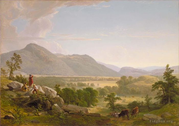 Asher Brown Durand Oil Painting - Dover Plain
