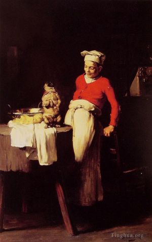 Artist Bail Claude Joseph's Work - The cook and the pug