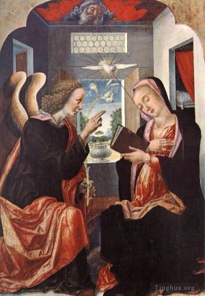 Artist Bartolomeo Vivarini's Work - Annunciation