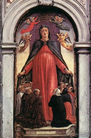 Artist Bartolomeo Vivarini's Work - Madonna Della Misericordia