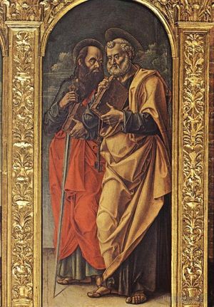 Artist Bartolomeo Vivarini's Work - Sts Paul And Peter