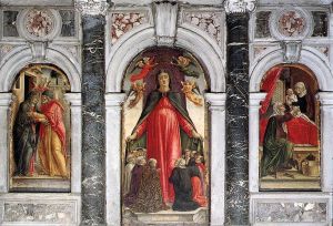 Artist Bartolomeo Vivarini's Work - Triptych 1473