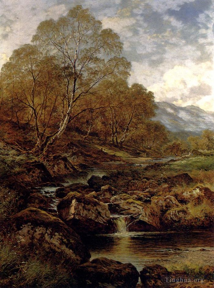 Benjamin Williams Leader Oil Painting - The Stream From The Hills Of Wales