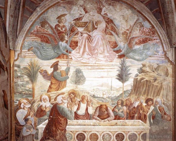 Benozzo Gozzoli Various Paintings - Assumption of the Virgin