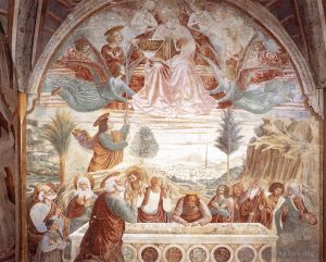 Artist Benozzo Gozzoli's Work - Assumption of the Virgin