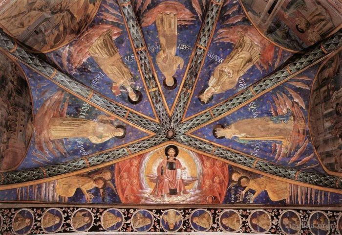 Benozzo Gozzoli Various Paintings - Francis in Glory and Saints