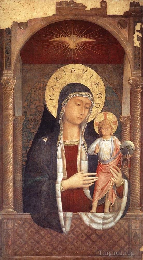 Benozzo Gozzoli Various Paintings - Madonna and Child Giving Blessings
