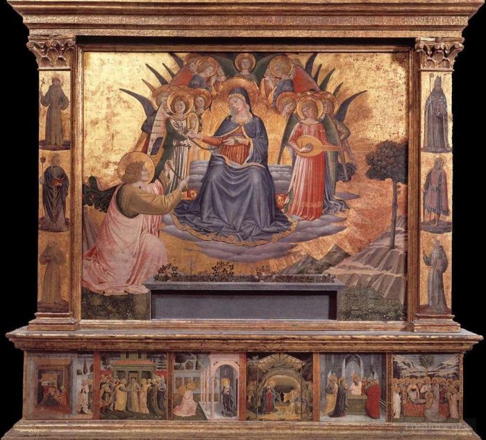 Benozzo Gozzoli Various Paintings - Madonna della Cintola