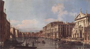 Artist Bernardo Bellotto's Work - View Of The Grand Canal At San Stae