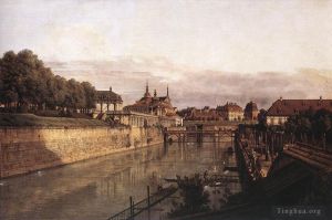Artist Bernardo Bellotto's Work - Zwinger Waterway