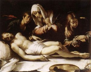 Artist Bernardo Strozzi's Work - Lamentation Over The Dead Christ