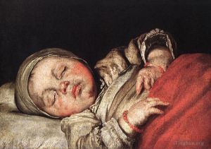 Artist Bernardo Strozzi's Work - Sleeping Child