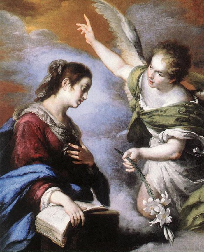 Bernardo Strozzi Oil Painting - The Annunciation