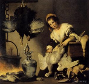 Artist Bernardo Strozzi's Work - The Cook