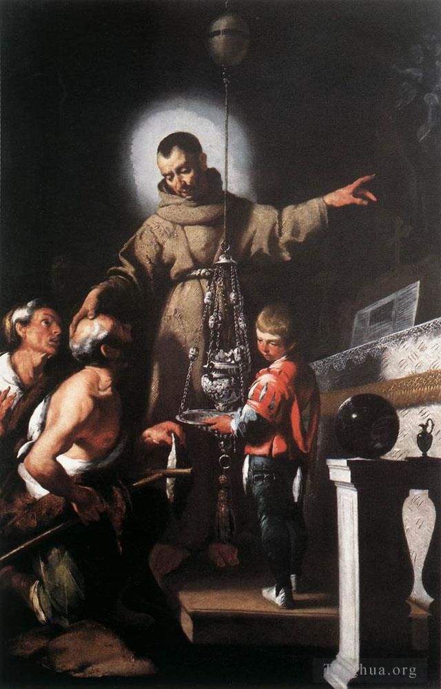 Bernardo Strozzi Oil Painting - The Miracle Of St Diego Of Alcantara