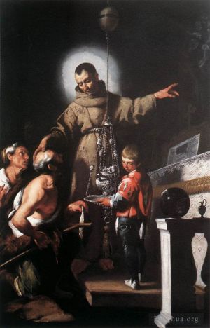 Artist Bernardo Strozzi's Work - The Miracle Of St Diego Of Alcantara