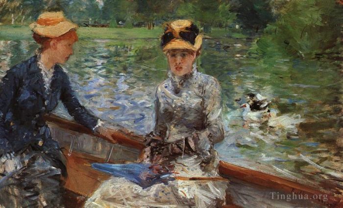 Berthe Morisot Oil Painting - A Summers Day