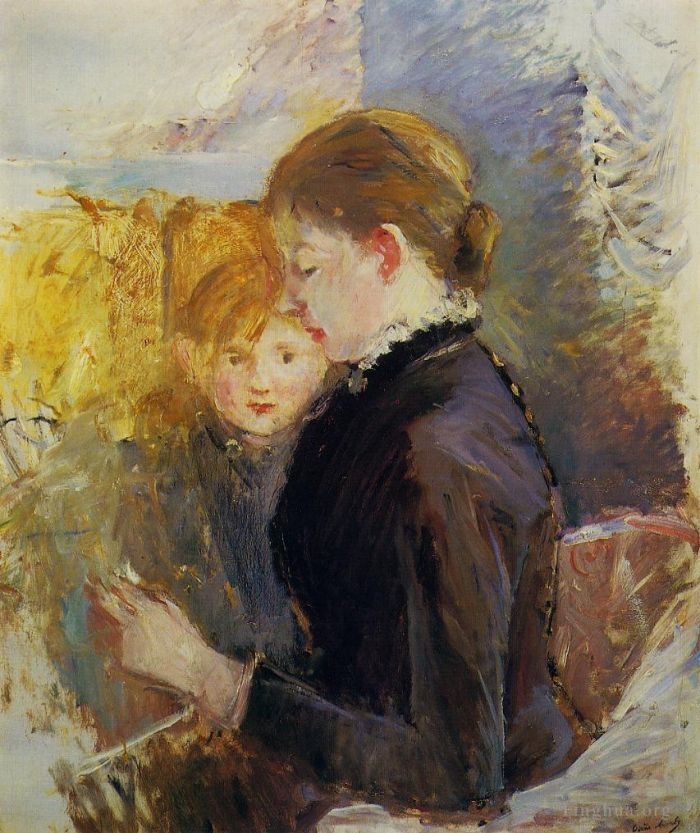 Berthe Morisot Oil Painting - Miss Reynolds