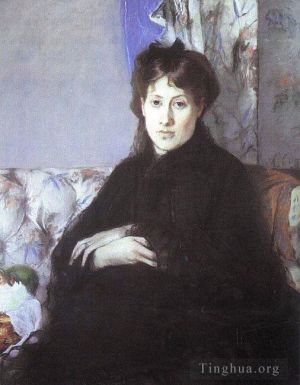 Artist Berthe Morisot's Work - Portrait of Edma Pontillon nee Morisot