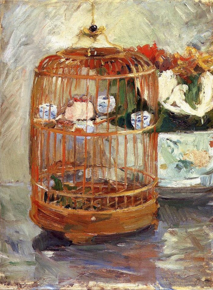 Berthe Morisot Oil Painting - The Cage