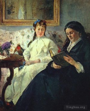 Artist Berthe Morisot's Work - The Mother and Sister of the Artist The Lecture